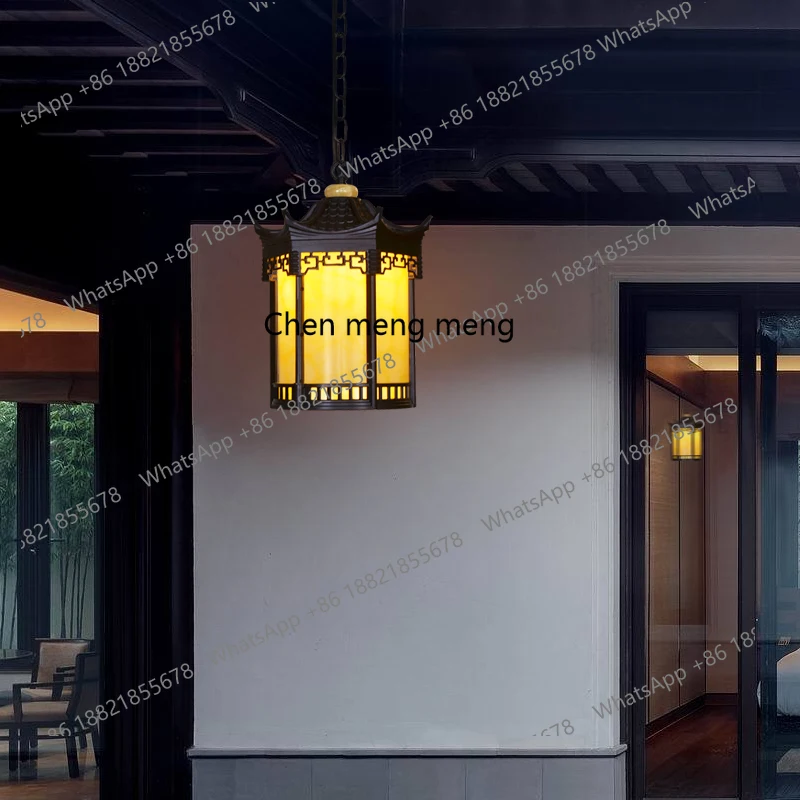 Lustre pavillon chinois antiqu - Outdoor Lighting Chandelier avis et prix