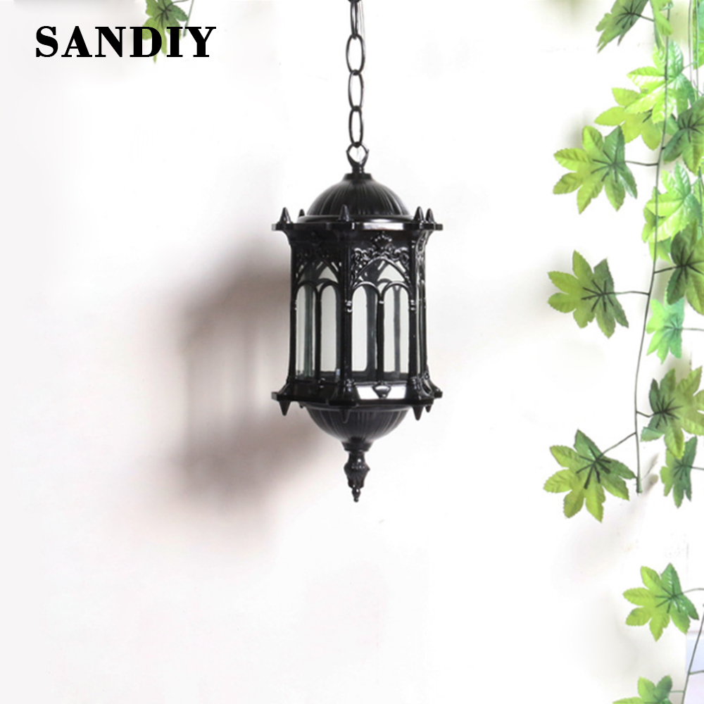 SANDIY lampe à suspension exté - Outdoor Lighting Chandelier avis et prix