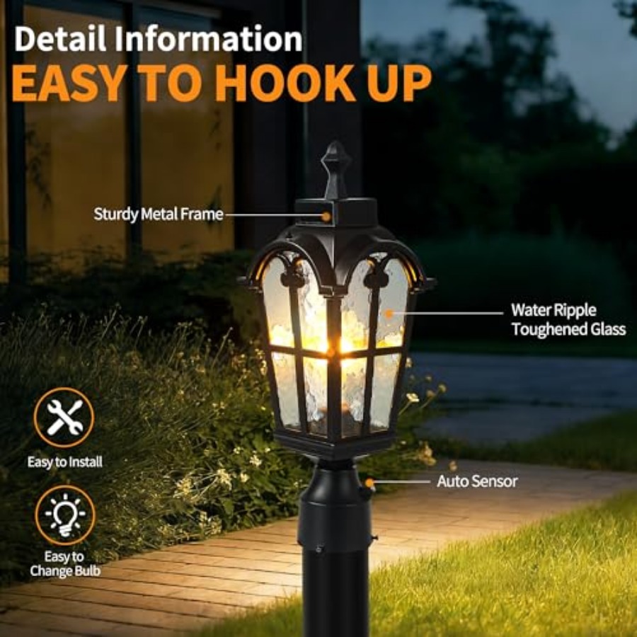 Lampes de poteau extérieures à - Outdoor Lighting Battery avis et prix