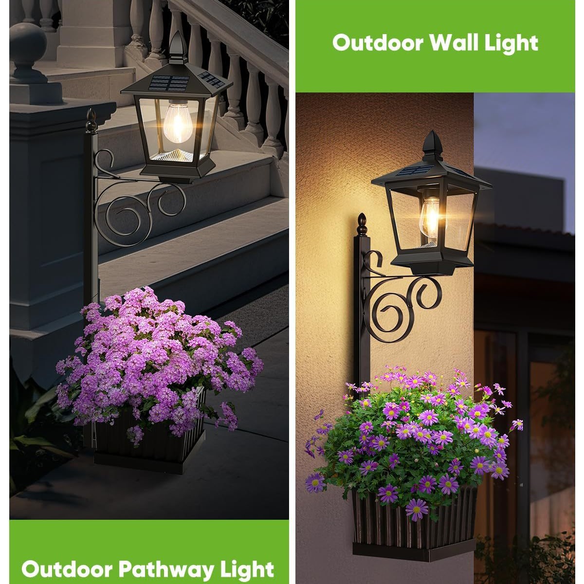 Lampe solaire 2 en 1 pour plan - Outdoor Lighting Battery avis et prix