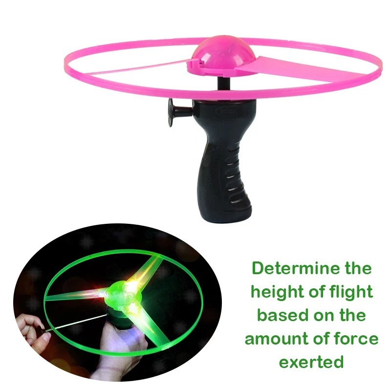 1pc tirer fil lueur UFO drôle  - Outdoor Lighting No Wiring avis et prix