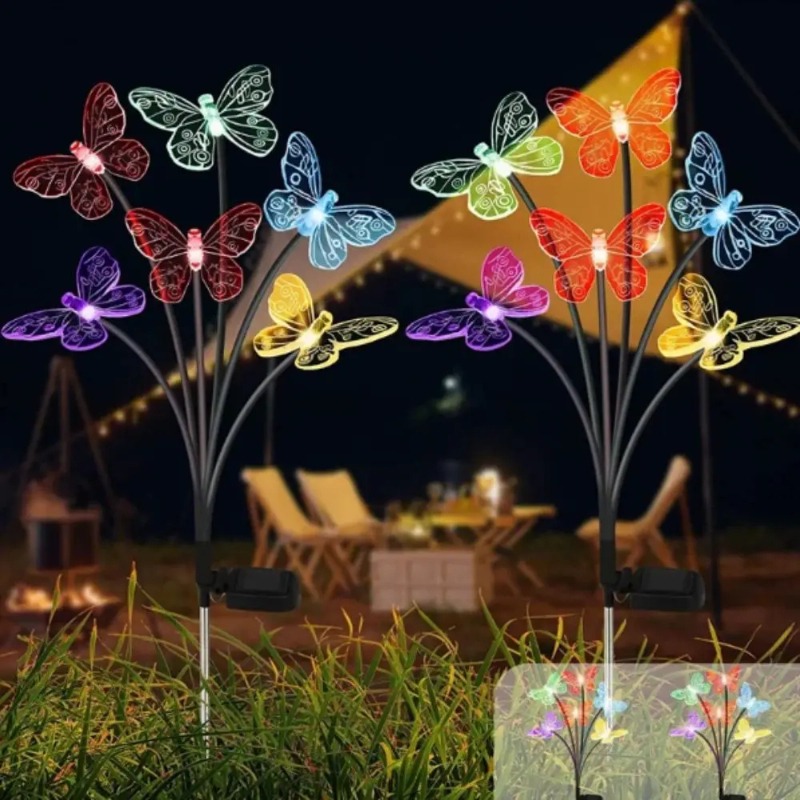 Lampes solaires en forme de pa - Outdoor Lighting Battery avis et prix