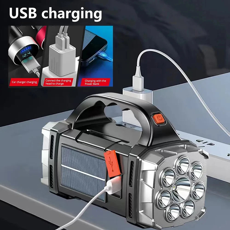 Lampe de poche solaire LED, pu - Outdoor Lighting Rechargeable avis et prix