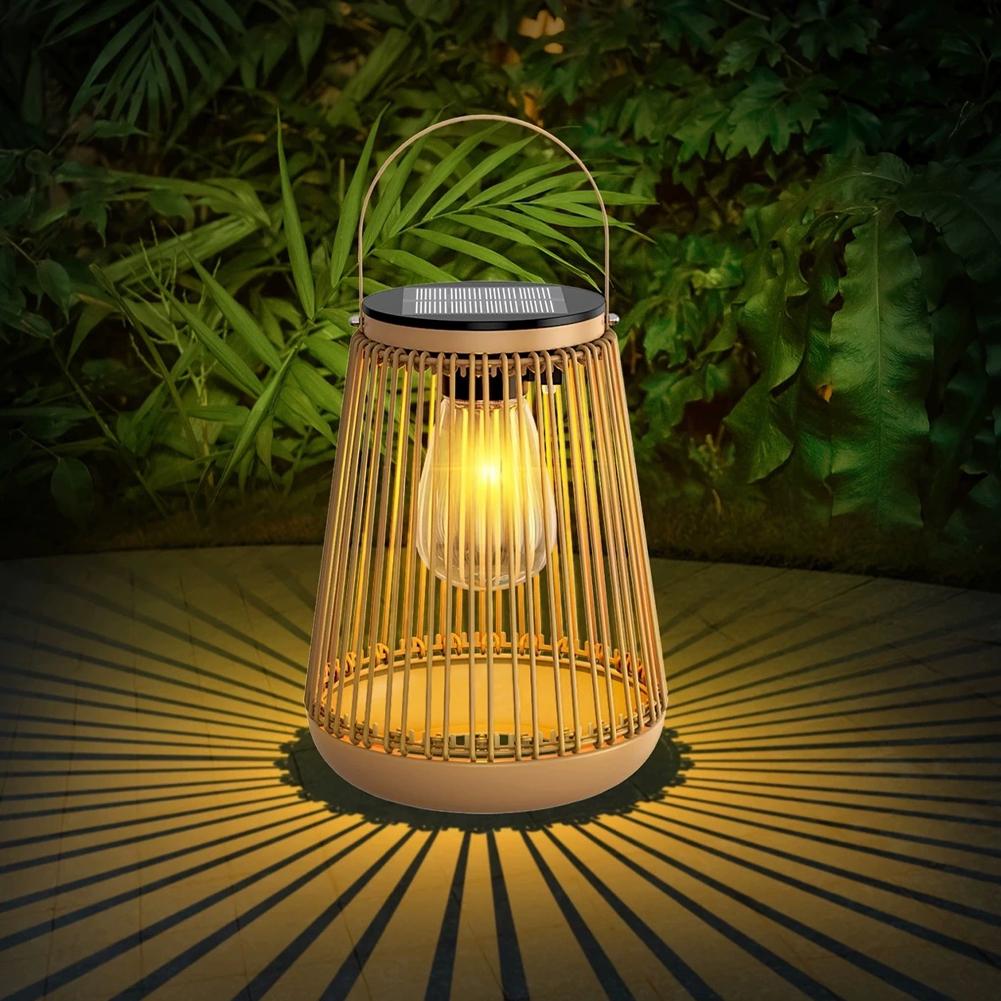 Lanterne solaire en rotin étan - Outdoor Lighting For Backyard avis et prix