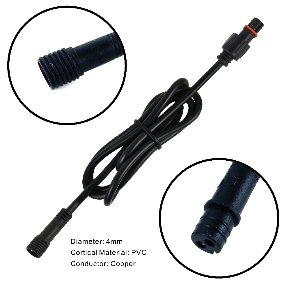 Câble LED DC 2 broches, câbles - Outdoor Lighting Extension Cable avis et prix