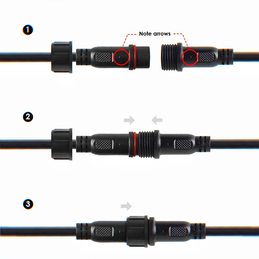 Câble LED DC 2 broches, câbles - Outdoor Lighting Extension Cable avis et prix
