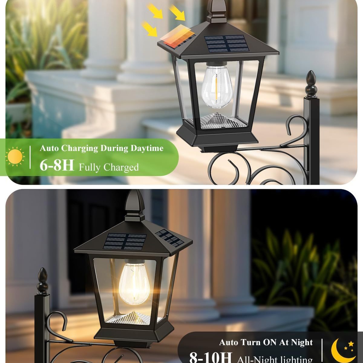 Lampe solaire 2-en-1 pour jard - Outdoor Lighting Battery avis et prix