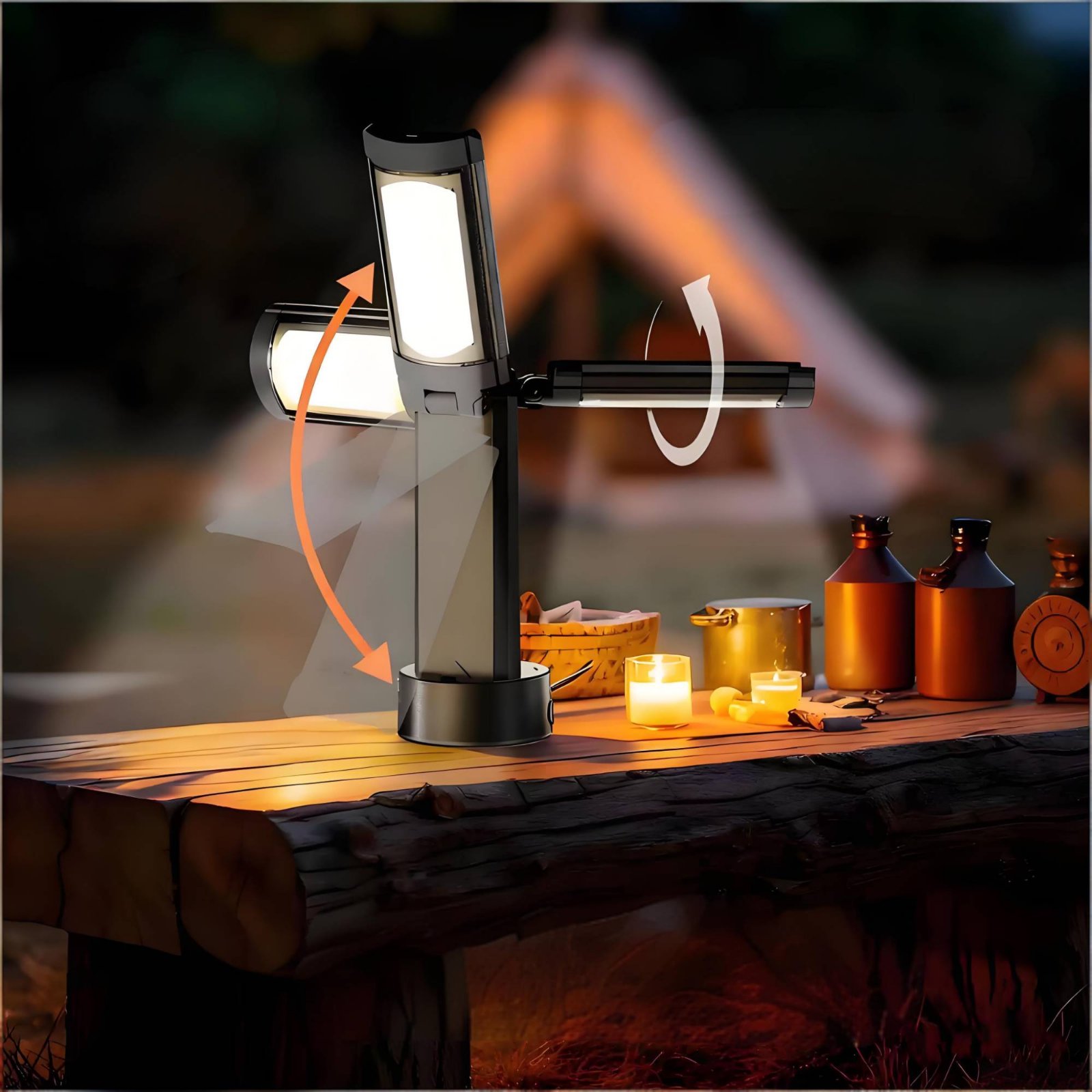 Lampe de tente télescopique, h - Outdoor Lighting Battery avis et prix