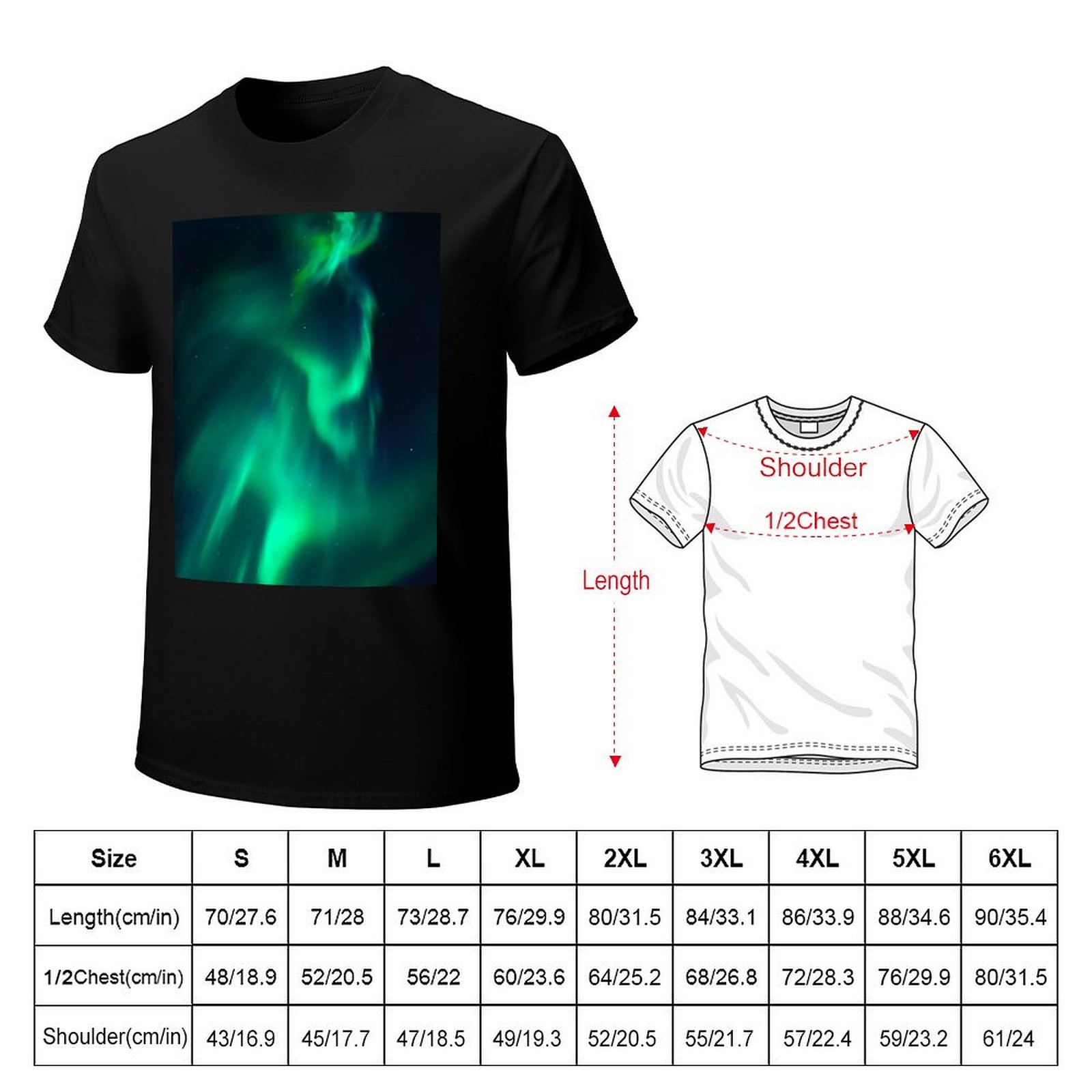 T-shirt Aurora Borealis Northe - Outdoor Lighting Not Working avis et prix