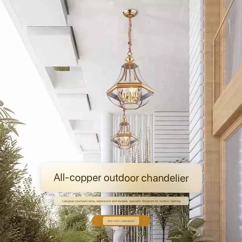 Lustre extérieur étanche en cu - Outdoor Lighting Chandelier avis et prix