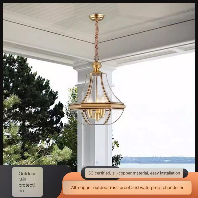 Lustre extérieur étanche en cu - Outdoor Lighting Chandelier avis et prix