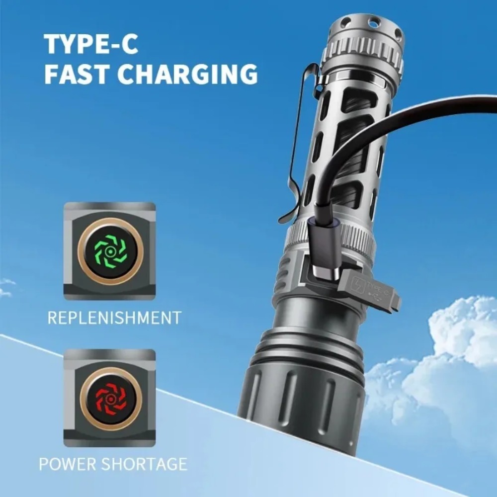 Lampe torche super lumineuse,  - Outdoor Lighting Rechargeable avis et prix