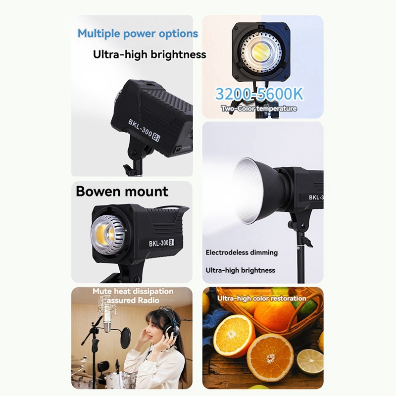 Lumière vidéo Bi LED 300W, écl - Outdoor Lighting Socket avis et prix