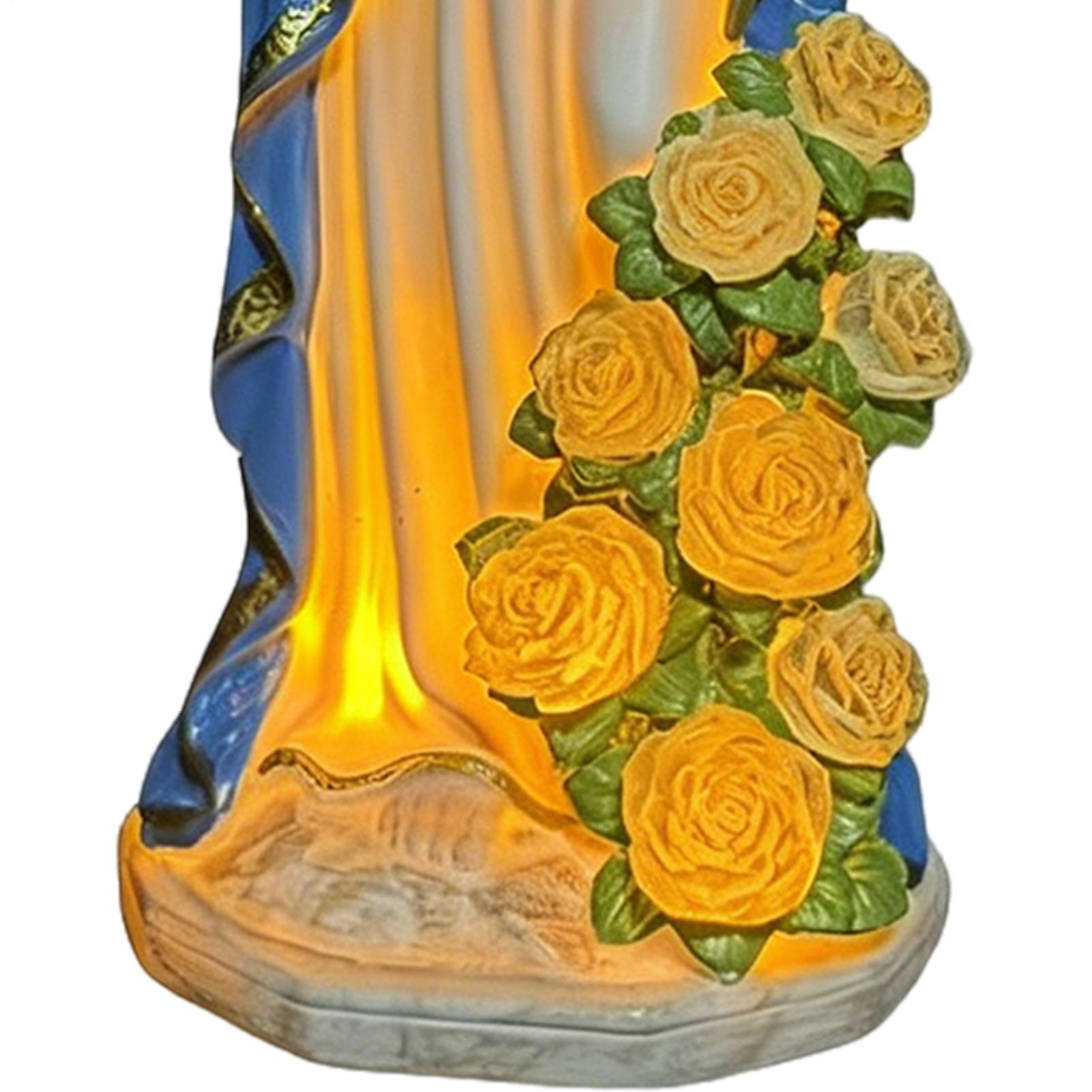 Statue solaire de la Vierge Ma - Outdoor Lighting For Backyard avis et prix