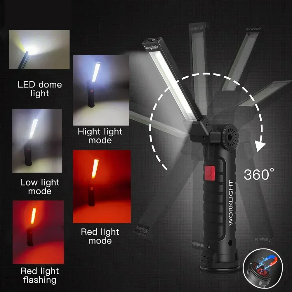 Lampe de poche LED COB, torche - Outdoor Lighting Rechargeable avis et prix