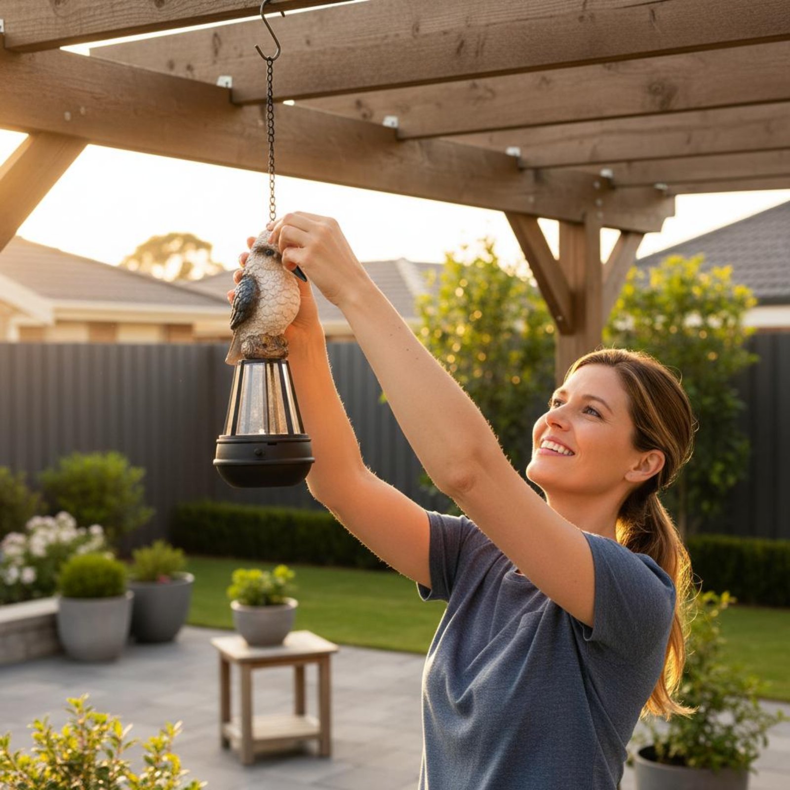 Lampe solaire suspendue en for - Solar Lantern Hanging avis et prix