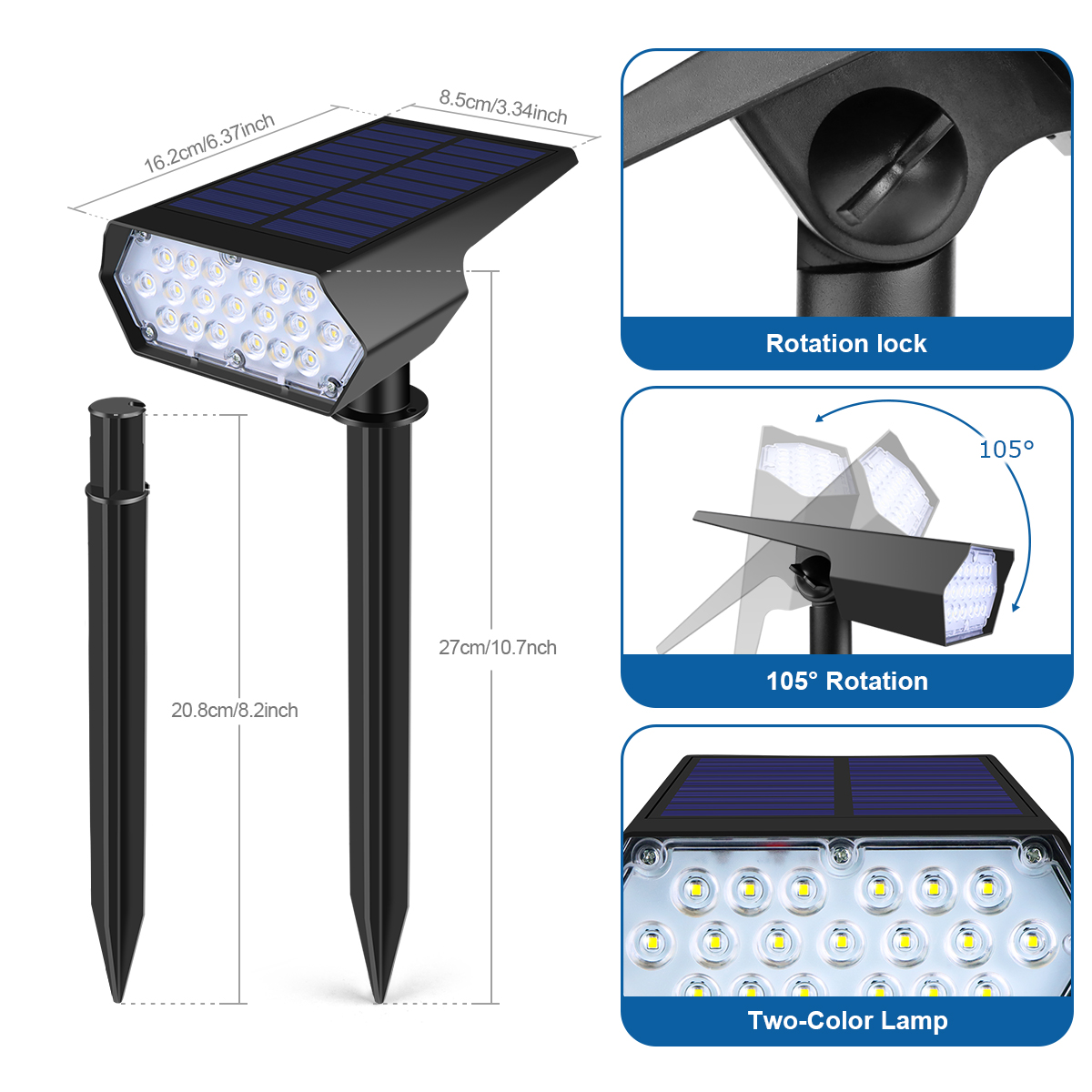 Lampe LED solaire Rechargeable - Dusk To Dawn Bulb avis et prix