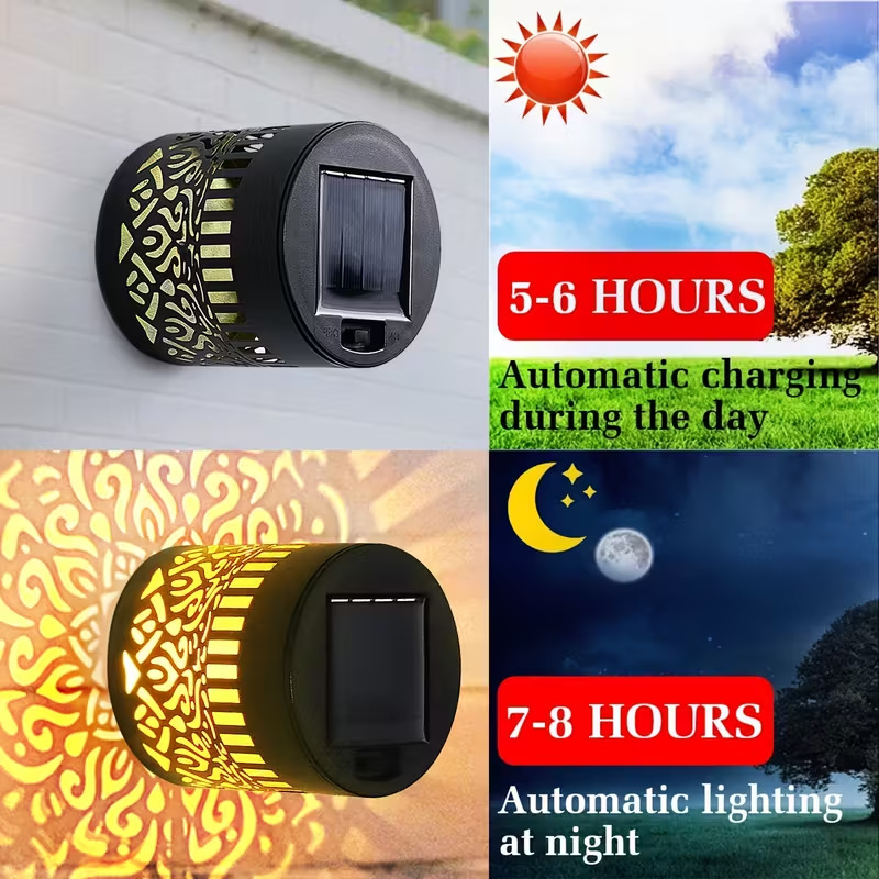 Lanterne solaire LED murale à  - Solar Lantern Hanging avis et prix