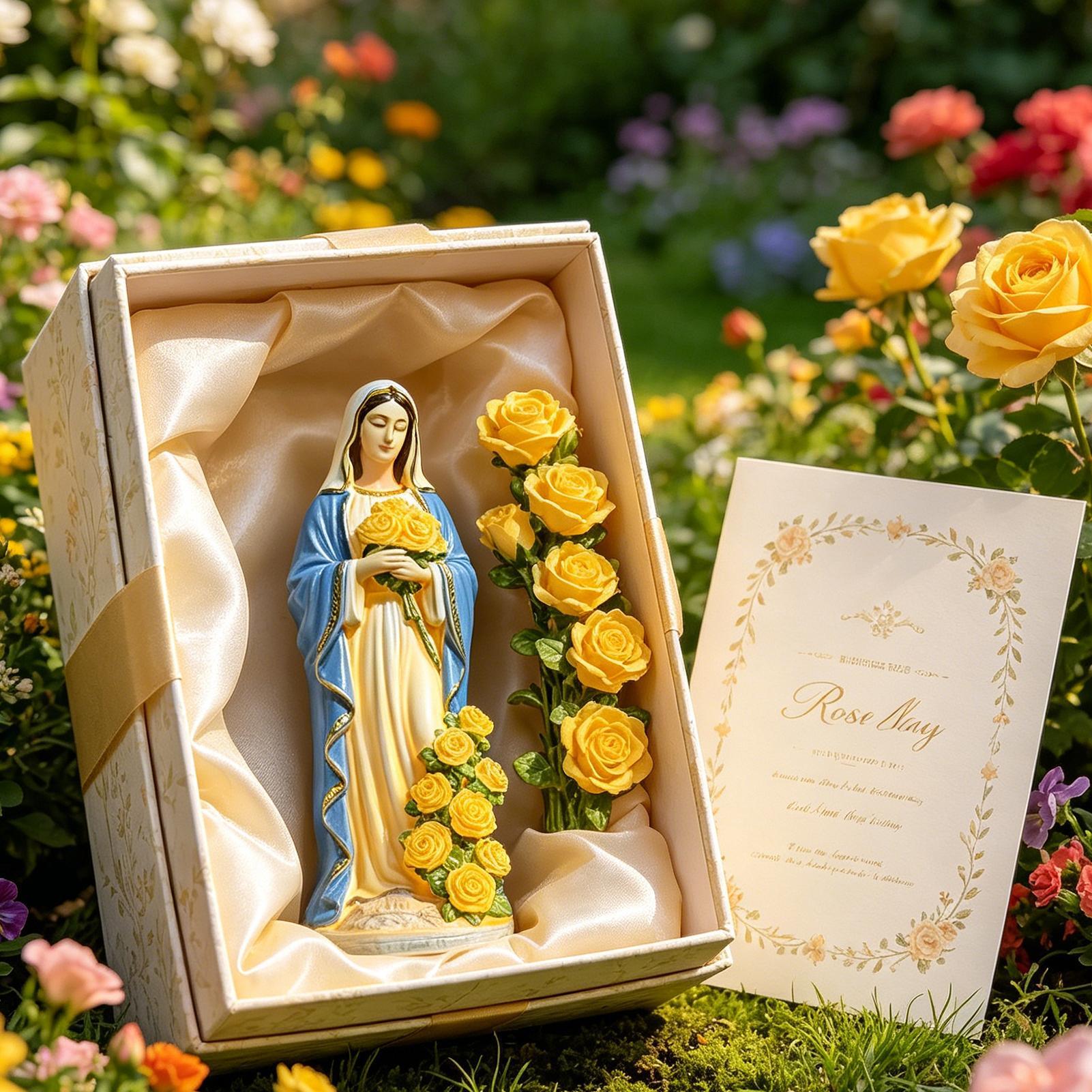 Statue solaire de la Vierge Ma - Outdoor Lighting For Backyard avis et prix